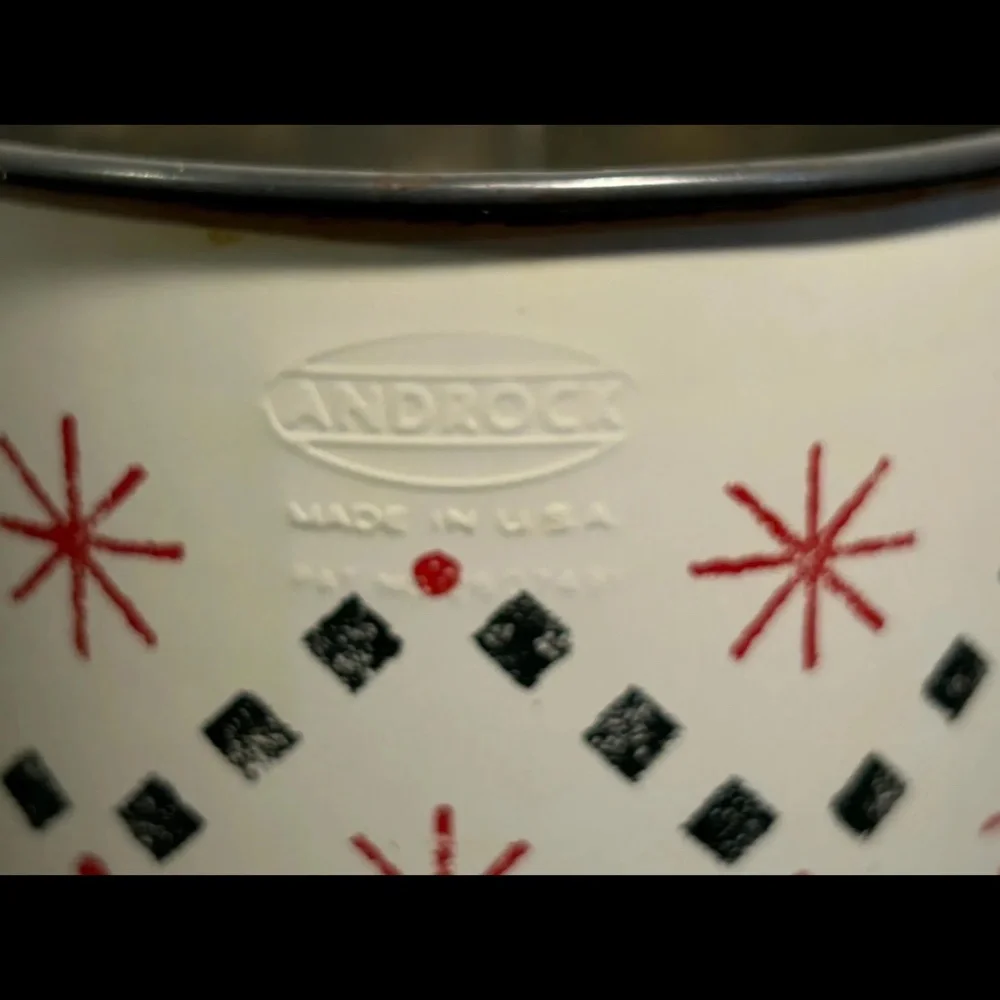 Vintage Androck 1950's 3 Screen Tin Flour Sifter